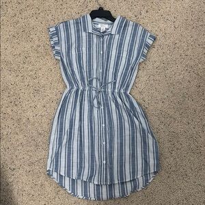 Old Navy Blue Striped Dress